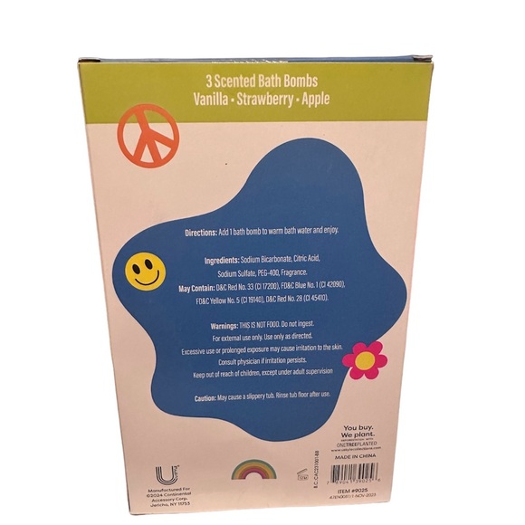 Bath Bomb and Sponge Set- Popsicle Shaped Sponge & 3 Scented Bombs NEW - Picture 2 of 2